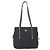 PRADA Borsa a mano in nylon nero argento Auth 154514 - vista 13