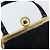 SAINT LAURENT Borsa a Mano Smalto Nero Oro Auth 154615 D'oro - vista 17