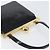 SAINT LAURENT Borsa a Mano Smalto Nero Oro Auth 154615 D'oro - vista 6