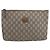 Bamboo Borsa a Spalla Gucci GG Supreme in PVC Nylon 3 Pezzi Beige Nero Auth ka378 - vista 2