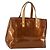LOUIS VUITTON Borsa a Mano Monogram Vernis Reade PM Bronzo M91146 LV Auth BA7913