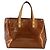 LOUIS VUITTON Borsa a Mano Monogram Vernis Reade PM Bronzo M91146 LV Auth BA7913 - vista 2