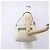 Borsa a Spalla PRADA in Nylon Pelle Beige Argento Autentica bs31155 - vista 26
