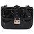 VALENTINO Borsa a spalla con catena e borchie Smalto Nero Argento Auth bs31222 - vista 13