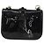 VALENTINO Borsa a spalla con catena e borchie Smalto Nero Argento Auth bs31222 - vista 2