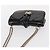 VALENTINO Borsa a spalla con catena e borchie Smalto Nero Argento Auth bs31222 - vista 6