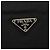 Borsa a Spalla PRADA in Nylon Nero Argento Autentica bs31163 - vista 18