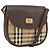 Autre Marque Borsa a Spalla Burberrys Nova Check in Tela Beige Oro Auth 153922 D'oro