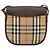 Autre Marque Borsa a Spalla Burberrys Nova Check in Tela Beige Oro Auth 153922 D'oro - vista 2
