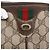 Borsa Sherry Line GG Supreme Web di GUCCI in PVC beige e oro 904 02 047 Auth BA7792 D'oro - vista 17