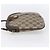Borsa Sherry Line GG Supreme Web di GUCCI in PVC beige e oro 904 02 047 Auth BA7792 D'oro - vista 3
