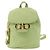 Zaino Salvatore Ferragamo in suede verde oro Auth BA7987 D'oro - vista 13