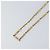 Collana a catena Christian Dior in metallo dorato Auth am9775 - vista 7