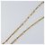 Collana a catena Christian Dior in metallo dorato Auth am9775 - vista 8