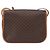 Céline CELINE Macadam Canvas Shoulder Bag PVC Leather Brown Gold Auth bs31207 Golden - view 2