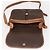 Céline CELINE Macadam Canvas Shoulder Bag PVC Leather Brown Gold Auth bs31207 Golden - view 9
