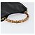 Borsa a mano in pelle Gucci Bamboo Nera Oro 001 0166 1638 Auth BA7790 Nero D'oro - vista 7