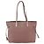Borsa Tote Prada in nylon rosa argento Auth bs31047 - vista 13