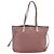 Borsa Tote Prada in nylon rosa argento Auth bs31047 - vista 2