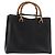 Borsa a mano in pelle nera GUCCI Bamboo Auth ep11149 Nero