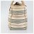 Burberry Tote Bag aus Leinwand in Elfenbein Silber authentisch hk3108 Roh - Ansicht 3