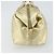 Borsa Boston Mini Easy in pelle dorata Auth BA6609 di SAINT LAURENT D'oro - vista 3