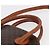 Céline Borsa a mano in tela Macadam CELINE in pelle PVC 2 in 1 marrone Auth BA6720 - vista 14