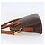 Céline Borsa a mano in tela Macadam CELINE in pelle PVC 2 in 1 marrone Auth BA6720 - vista 3