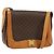 Céline Borsa a Spalla in Tela Macadam CELINE in Pelle PVC Marrone Oro Auth 152723 D'oro