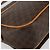 Céline Borsa a Spalla in Tela Macadam CELINE in Pelle PVC Marrone Oro Auth 152723 D'oro - vista 16