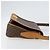 Céline Borsa a Spalla in Tela Macadam CELINE in Pelle PVC Marrone Oro Auth 152723 D'oro - vista 3