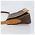 Céline Borsa a Spalla in Tela Macadam CELINE in Pelle PVC Marrone Oro Auth 152723 D'oro - vista 4