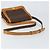 Céline Borsa a Spalla in Tela Macadam CELINE in Pelle PVC Marrone Oro Auth 152723 D'oro - vista 7