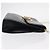 Borsa a spalla Gancini in pelle blu navy e oro Auth 152720 di Salvatore Ferragamo D'oro - vista 3