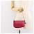 Borsa a Spalla Canage Chain Christian Dior in Pelle di Agnello Rosa Argento Auth mr1565 - vista 21