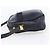 Borsa a Spalla Vala in Pelle Blu Navy e Oro Auth BA7981 di Salvatore Ferragamo D'oro - vista 3