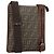 FENDI Zucca Canvas Shoulder Bag PVC Black Brown Auth am9623