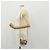 CHANEL Borsa a Spalla Matelassé Catena Satin Beige Oro CC Auth 145067SAM D'oro - vista 23