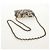 CHANEL Borsa a Spalla Matelassé Catena Satin Beige Oro CC Auth 145067SAM D'oro - vista 7