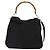 Borsa a mano in nylon Gucci Bamboo 2 vie nera argento 001 0166 1577 Auth BA5807 Nero - vista 13