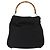 Borsa a mano in nylon Gucci Bamboo 2 vie nera argento 001 0166 1577 Auth BA5807 Nero - vista 2