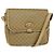 Céline Borsa a Spalla in Tela Macadam CELINE Beige Oro Auth 150067 D'oro
