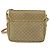 Céline Borsa a Spalla in Tela Macadam CELINE Beige Oro Auth 150067 D'oro - vista 2