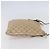 Borsa a Spalla Gucci GG Canvas Sherry Line Beige Oro 144388 Auth 148841 D'oro - vista 4
