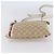 Borsa a Spalla Gucci GG Canvas Sherry Line Beige Oro 144388 Auth 148841 D'oro - vista 5