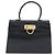 Borsa a mano in pelle Gancini Salvatore Ferragamo 2 in 1 Nero Oro Auth BA7323 - vista 13
