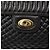 BALLY Borsa a Spalla in Pelle Trapuntata con Catena Nero Oro Auth am9465 D'oro - vista 17
