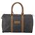 Borsa Boston in tela a nido d'ape PVC nera e oro Christian Dior Auth bs30245 Nero D'oro - vista 13