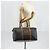 Borsa Boston in tela a nido d'ape PVC nera e oro Christian Dior Auth bs30245 Nero D'oro - vista 21
