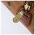 Borsa Boston MCM Logogram Vicetos in pelle PVC 2 in 1 marrone oro Auth am9555 D'oro - vista 10